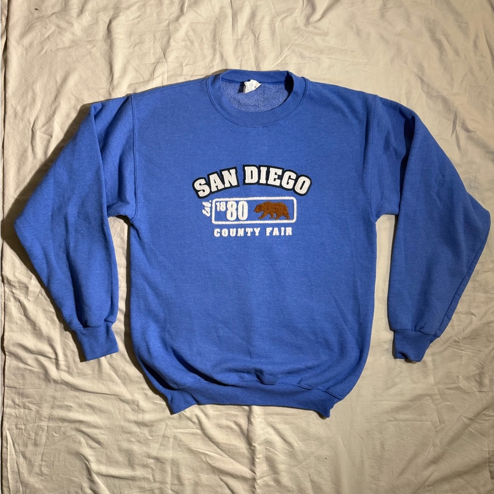 San Diego County Fair Vintage Sweater Blue Men’s Medium